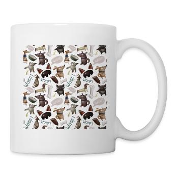 Funny Dogs - Tasse - Weiß - Rechts