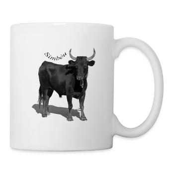 Taureau de Camargue le Simbèu - Mug blanc - blanc - Droite