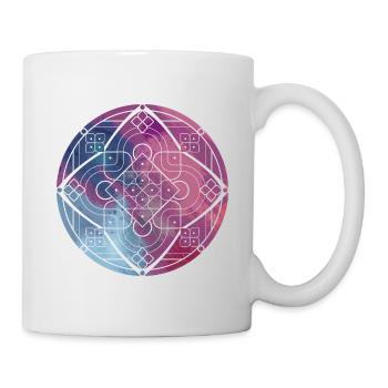 Mandala - Tasse - Weiß - Rechts