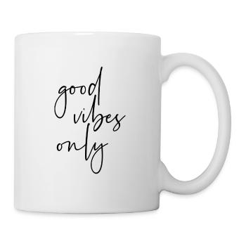 Good Vibes Only - Tasse - Weiß - Rechts
