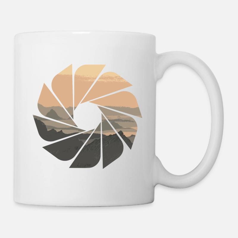 Paysage de montagne - Mug blanc - blanc