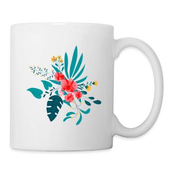 Bunch of flowers - Mug - white - Right
