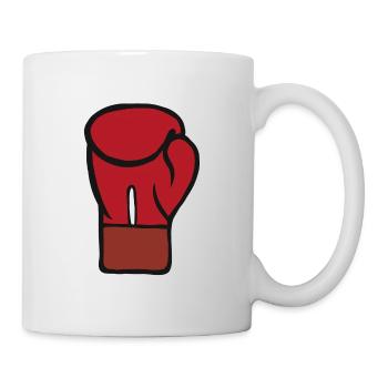 Boxing glove boxer martial arts boxing gloves boxing - Mug - white - Right