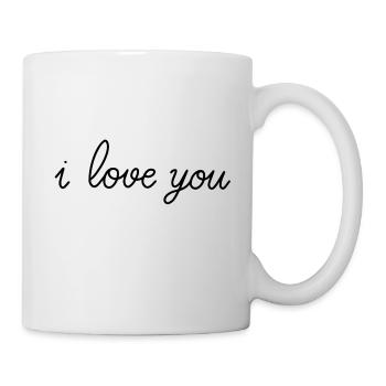 I love you - Mug - white - Right