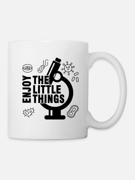 Biologie Biologe Labor Forschung Geschenk - Tasse - Weiß