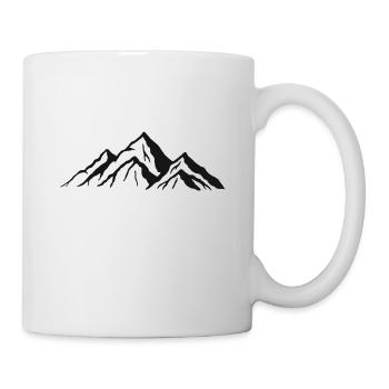 Mountain landscape mountains hiking mountain range mountaineering - Mug - white - Right