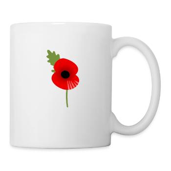 british legion poppy day - Mug - white - Right