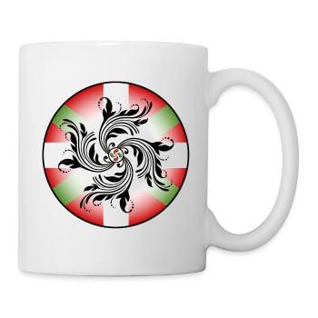 Basque Cross Lauburu - Mug - white - Right