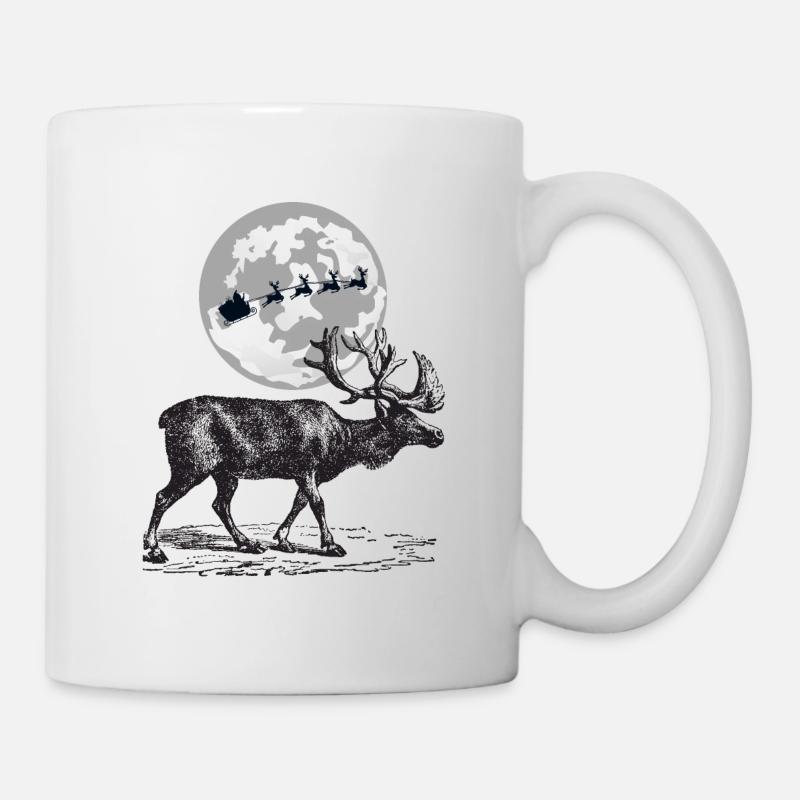 Merry Christmas grey - Mug - white