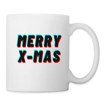 Frohe Weihnachten | TikTok Style | Merry X-Mas - Tasse - Weiß - Rechts