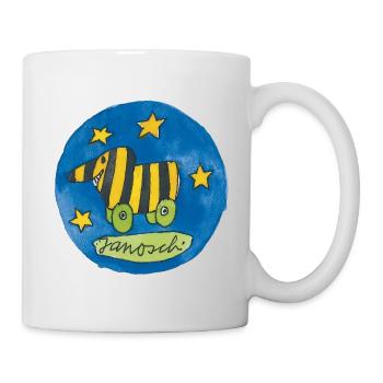 Janosch Tiger Duck Logo Badge - Mug - white - Right