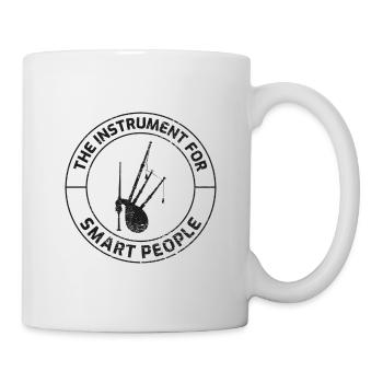Joueur de musique écossais cornemuse Ecosse cadeau drôle - Mug blanc - blanc - Droite