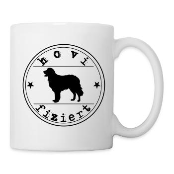Chien Hovawart hovifié disant chien infecté - Mug blanc - blanc - Droite