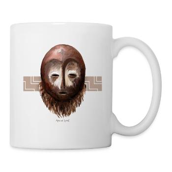 African mask, MBOGO - Mug - white - Right