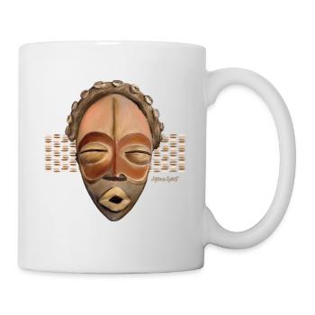 African Mask, INTOU - Mug - white - Right