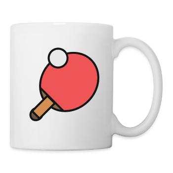 Table tennis table tennis bats table tennis fan - Mug - white - Right