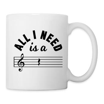 Music Sheet Music Teacher Music Note Gift - Mug - white - Right
