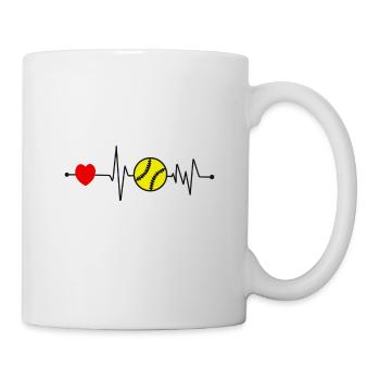 Tennis tennis lovers tennis tennis racket - Mug - white - Right