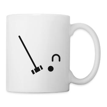 Croquet Sport Croquet Bat Croquet Crocket - Mug - white - Right