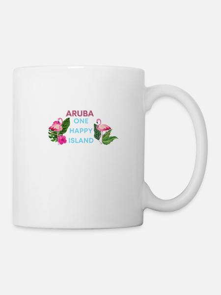 Aruba one happy island - Mug - white