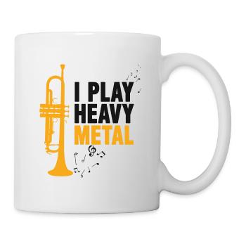 Trompette trompette instrument de musique vent musique - Mug blanc - blanc - Droite