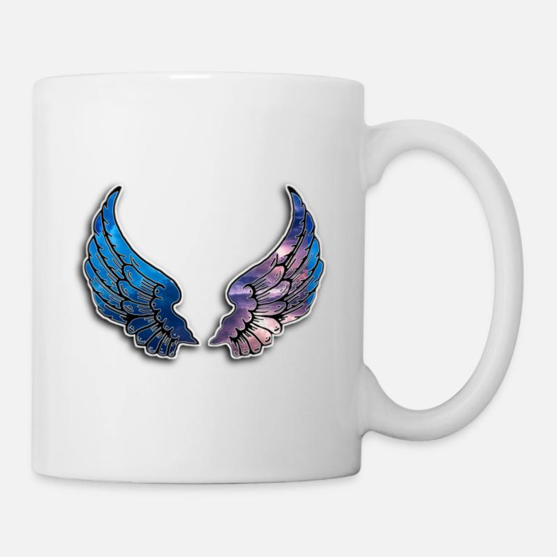 Galaxy wings design - Mug - white