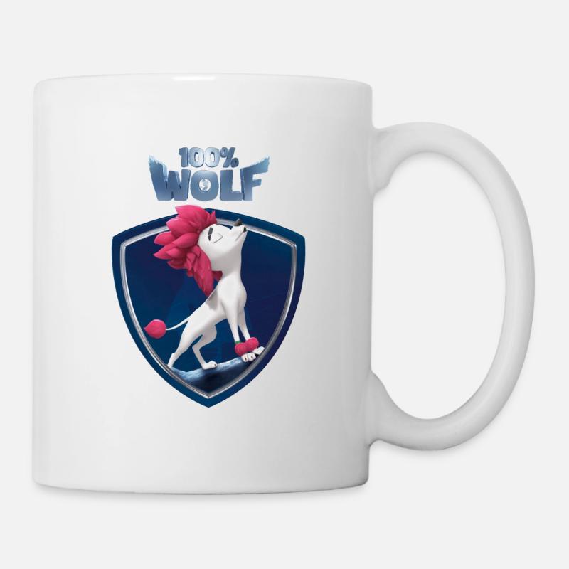 100% Wolf Freddy in the night - Mug - white