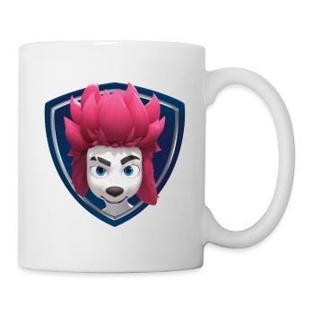 100% Wolf Freddy Portrait - Tasse - Weiß - Rechts