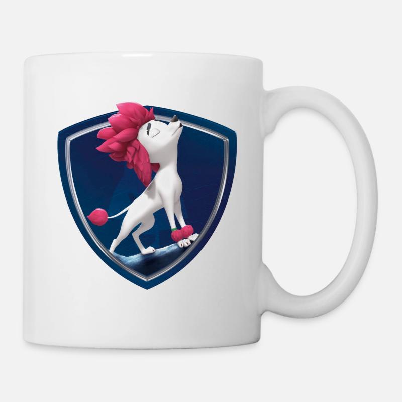 100% Wolf Freddy howls coat of arms - Mug - white