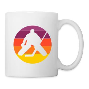 Hockey sur glace Équipe Sports d'hiver Hockey sur glace Hockey sur glace - Mug blanc - blanc - Droite