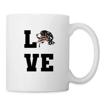 Bernese love - Mug - white - Right