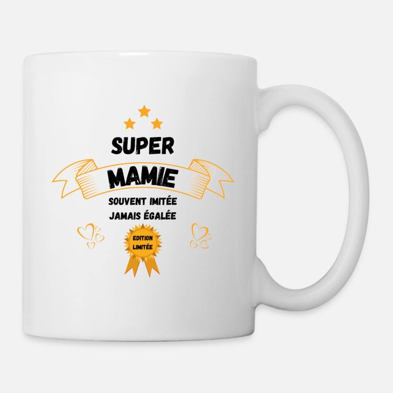 Super mamie édition limitée / cadeau / humour - Mug blanc - blanc