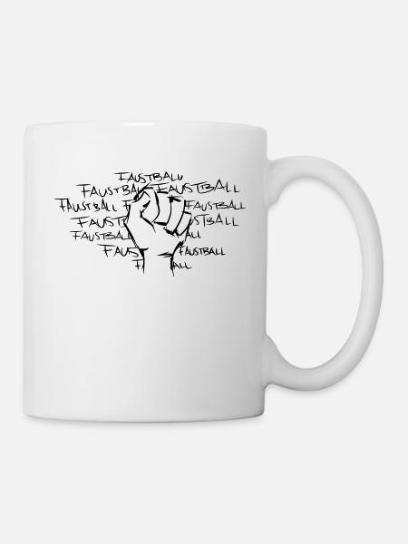 Faustball3 - Tasse - Weiß
