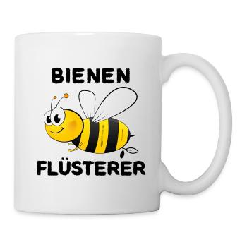 Bienen Flüsterer Bienenhonig Bienenzucht Imker Fun - Tasse - Weiß - Rechts
