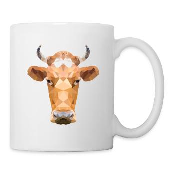 Brown cow or cocoa cow - Mug - white - Right