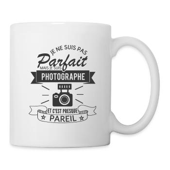 Je suis Photographe parfait Photographier cadeau - Mug blanc - blanc - Droite
