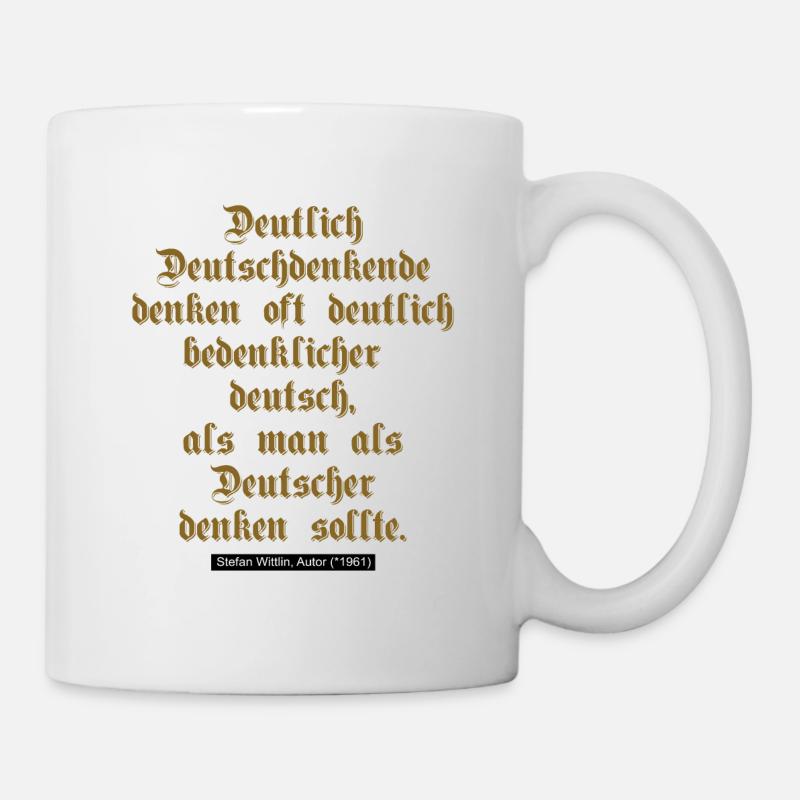 Deutsche Denker - Tasse - Weiß