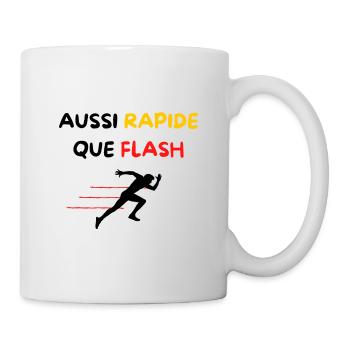 Aussi Rapide que Flash Barry Allen - Mug blanc - blanc - Droite