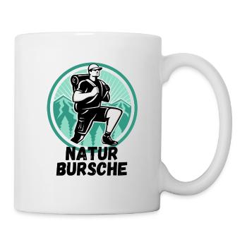 echter Naturbursche - Tasse - Weiß - Rechts