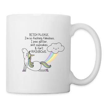 Licorne - Mug blanc - blanc - Droite