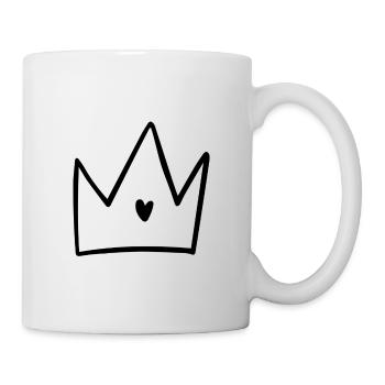 Prinzessin/Prinz - Tasse - Weiß - Rechts