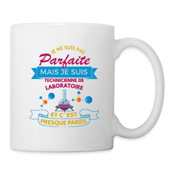Technicienne de laboratoire parfaite shirt cadeau - Mug blanc - blanc - Droite