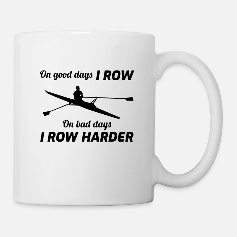 Crew Ruderer Team Boot Ruder rudern Lustiges Geschenk - Tasse - Weiß