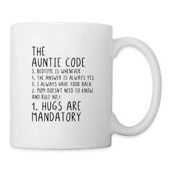 The Auntie Code - Mug blanc - blanc - Droite