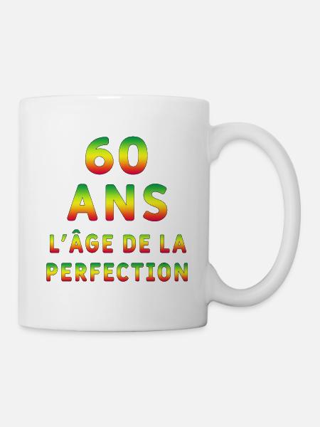 60 JAHRE PERFEKTION - Tasse - Weiß