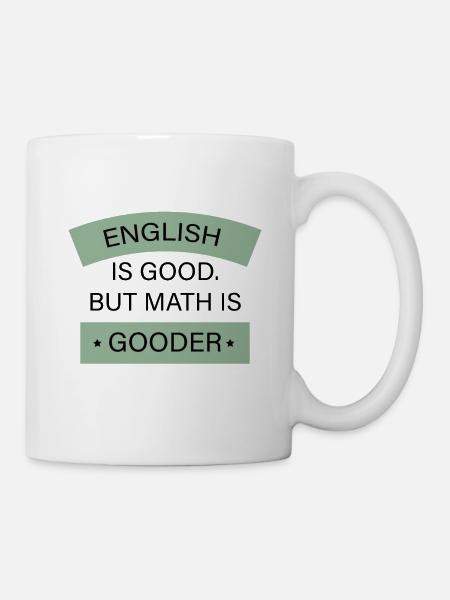 Professeur de mathématiques, enseignant - Mug blanc - blanc
