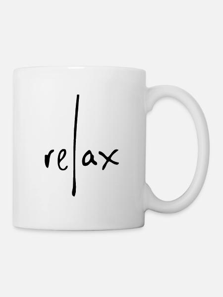 relax holiday-ready relaxed chill out cool - Mug - white