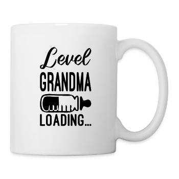Niveau Grandma loading - Bientôt Grandma - Grossesse - Mug blanc - blanc - Droite