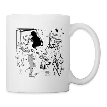 Cat music - Mug - white - Right