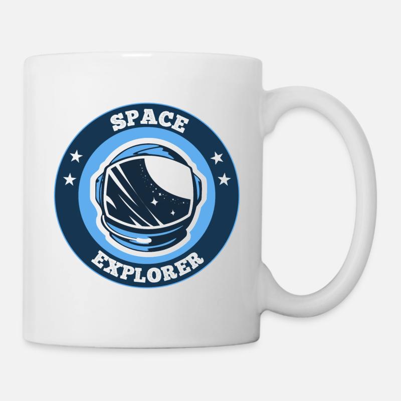 Space Explorer - Helmet - Mug blanc - blanc